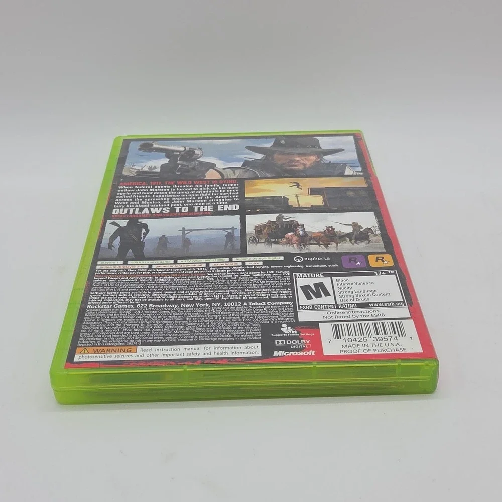 Red Dead Redemption (Xbox 360)  CIB Complete w/ Case Map Manual